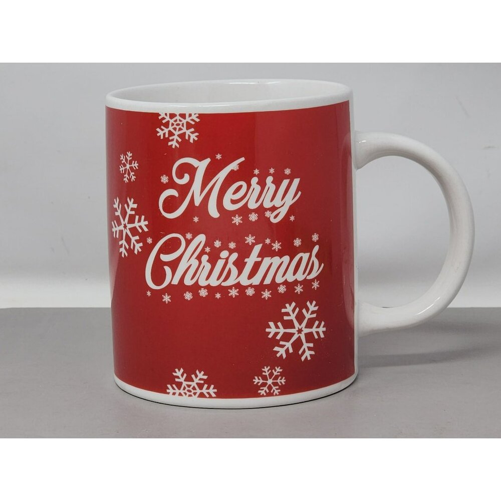 Merry Christmas Red Ceramic Mug By Gibson‎